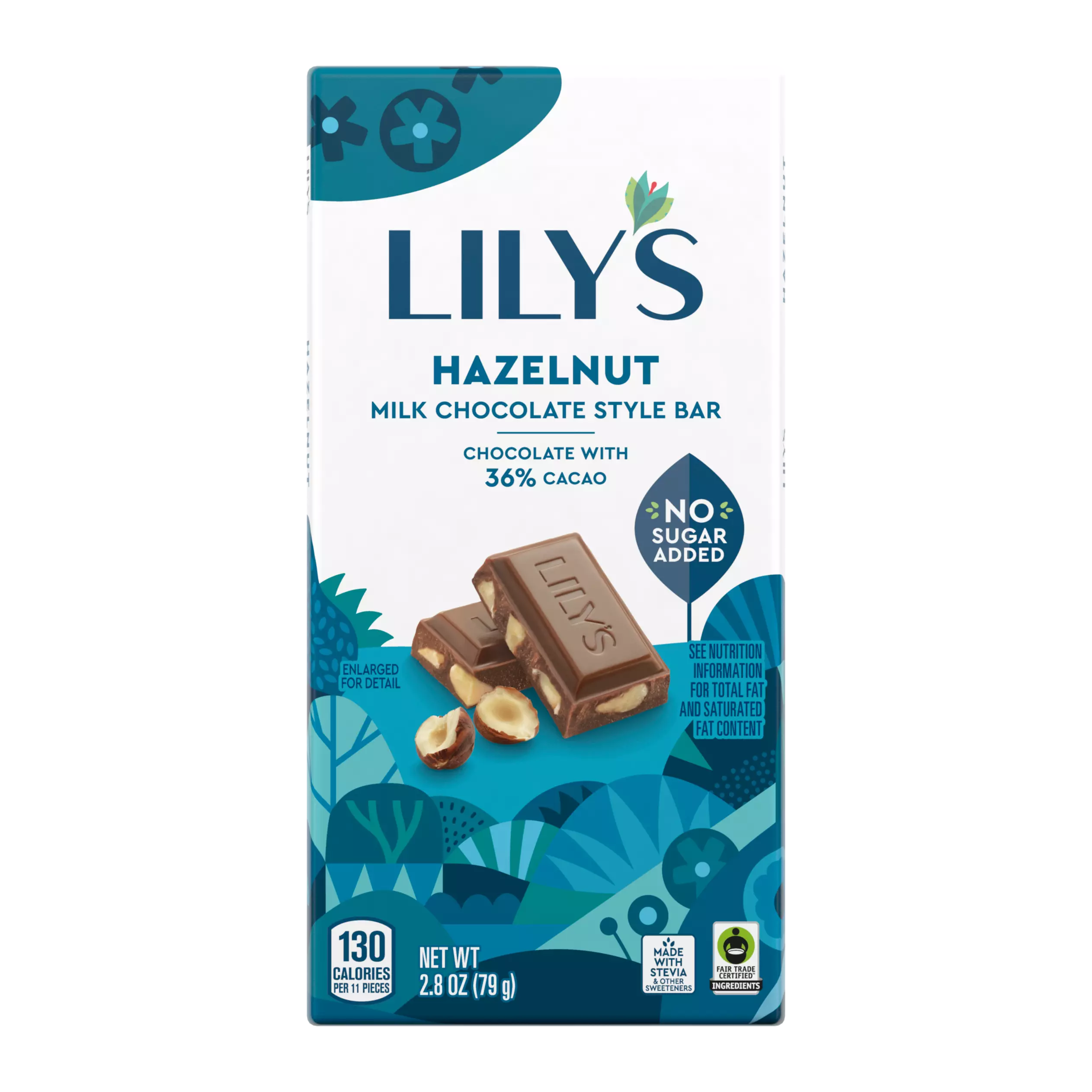 LILY'S Hazelnut Milk Chocolate Style Bar - 2.8 Oz
