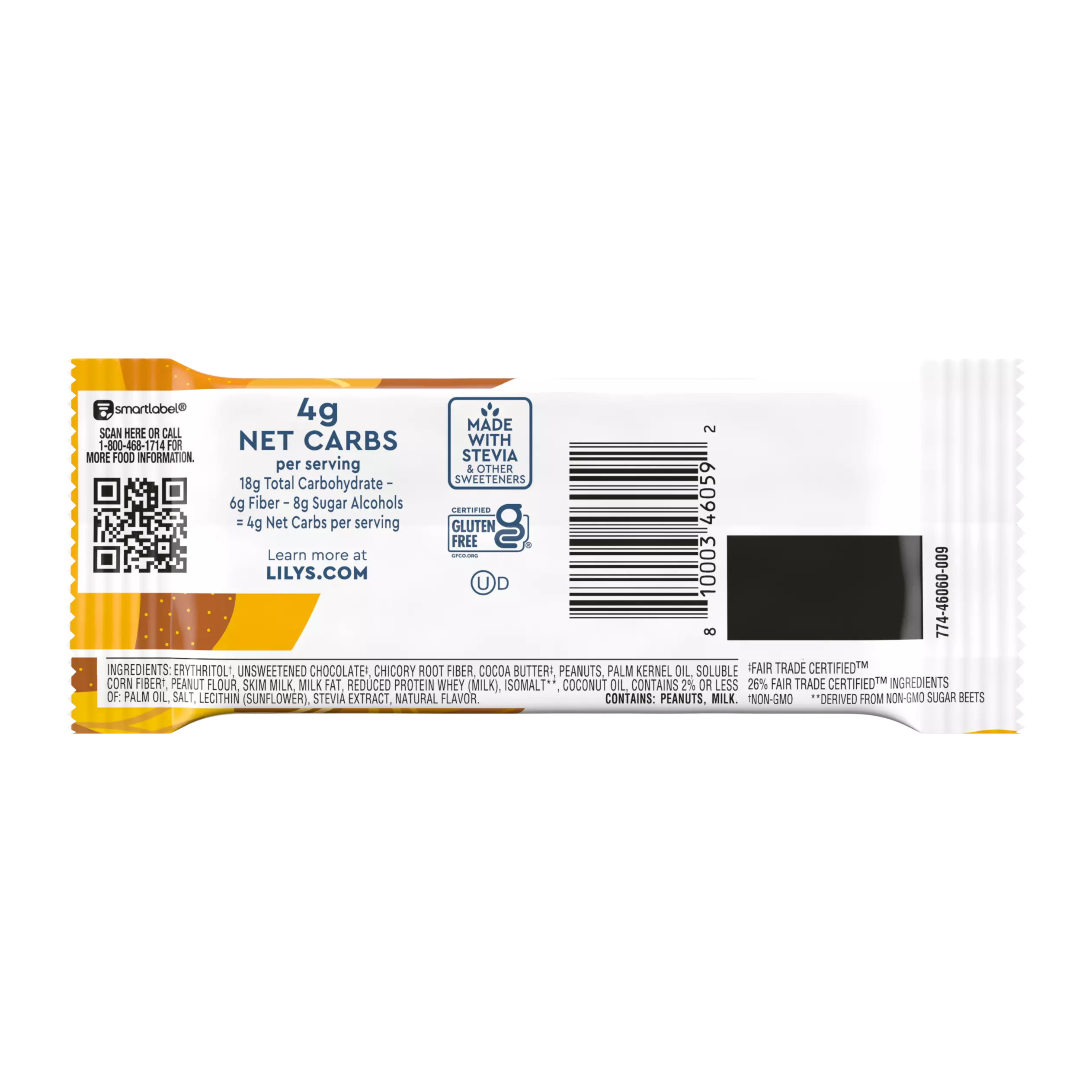 Alternative view of LILY'S Milk Chocolate Style Peanut Butter Cups - 1.25 Oz, 2 Pack