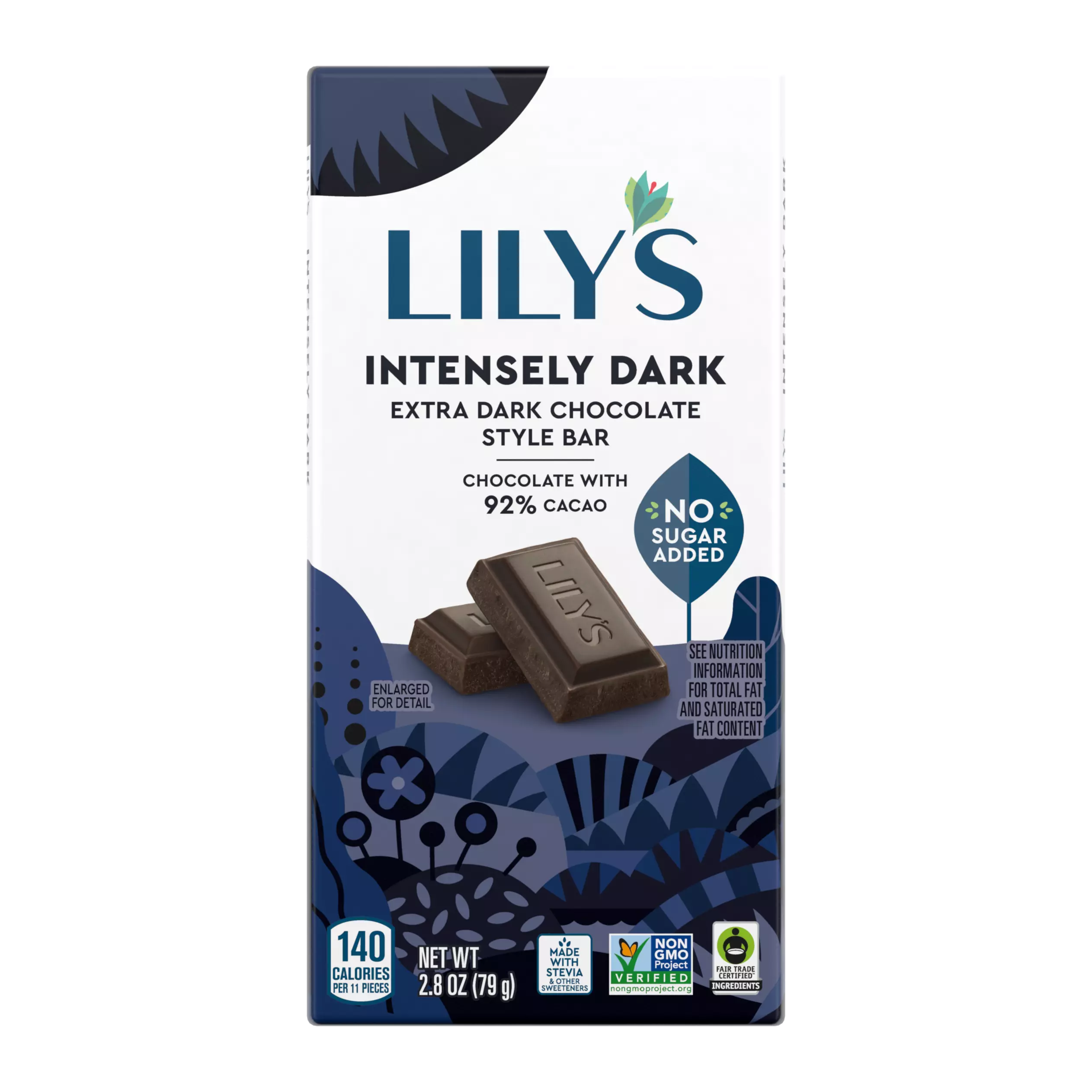 LILY'S Intensely Dark Chocolate Style Bar - 2.8 Oz