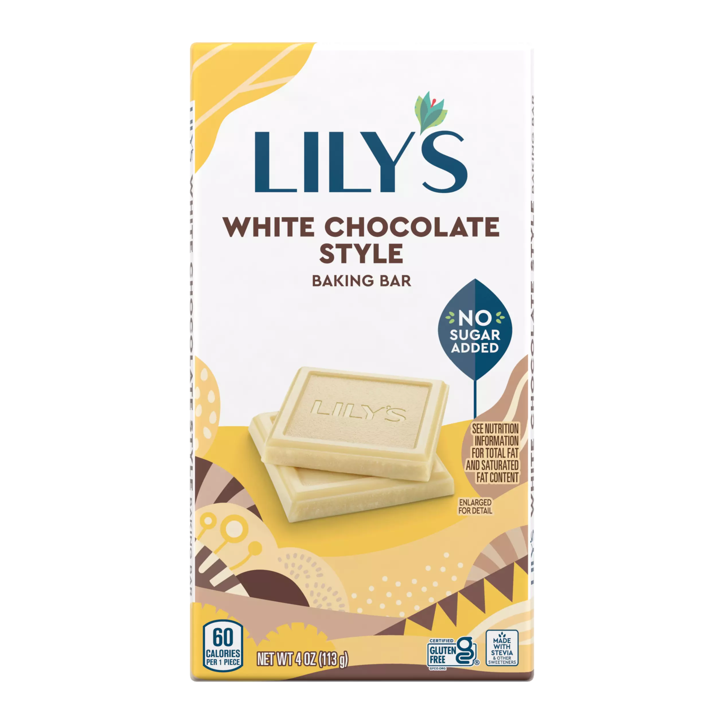 LILY'S White Chocolate Style Baking Bar - 4 Oz
