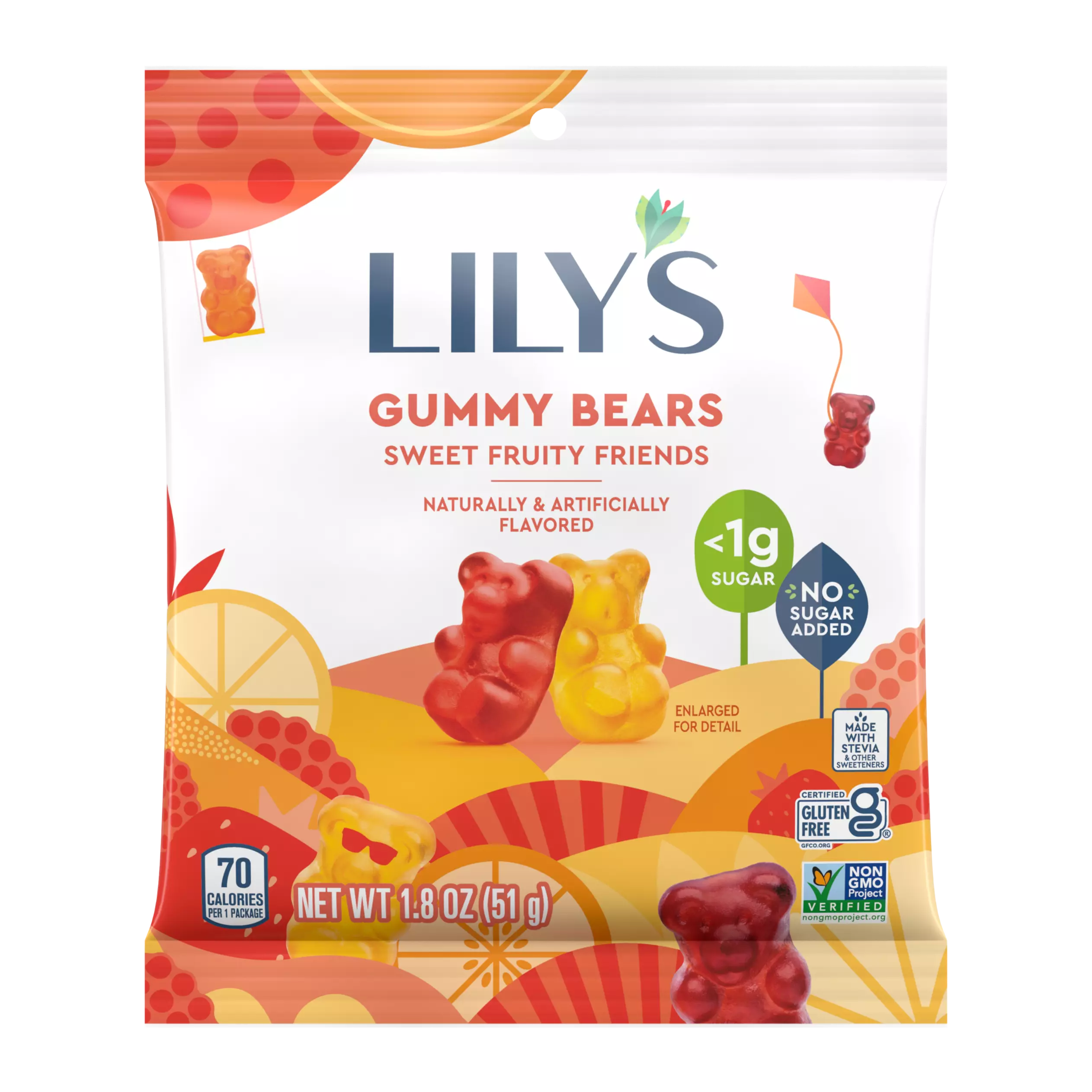 LILY'S Gummy Bears - 1.8 Oz Bag