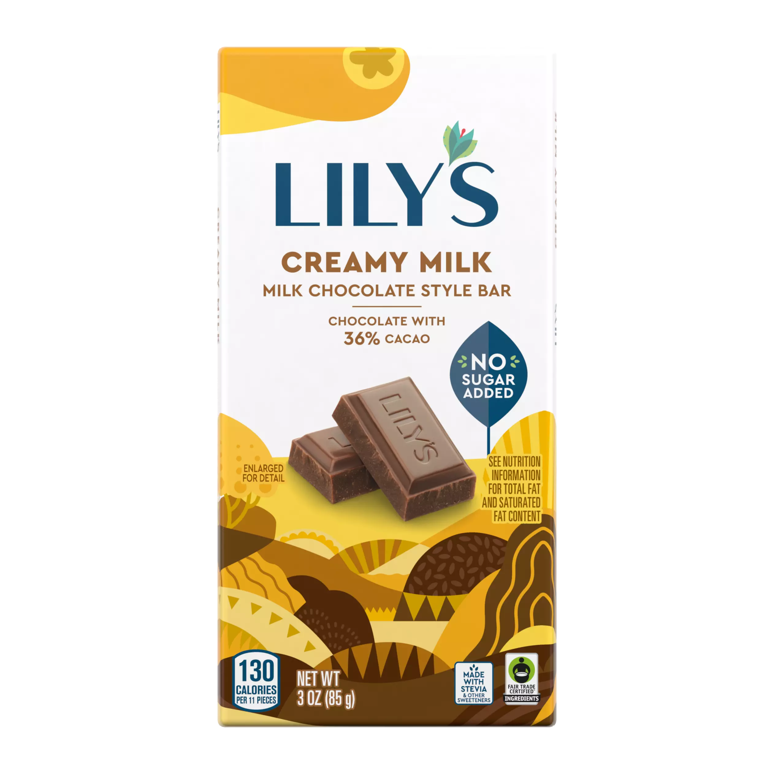 LILY'S Creamy Milk Chocolate Style Bar -  3 Oz
