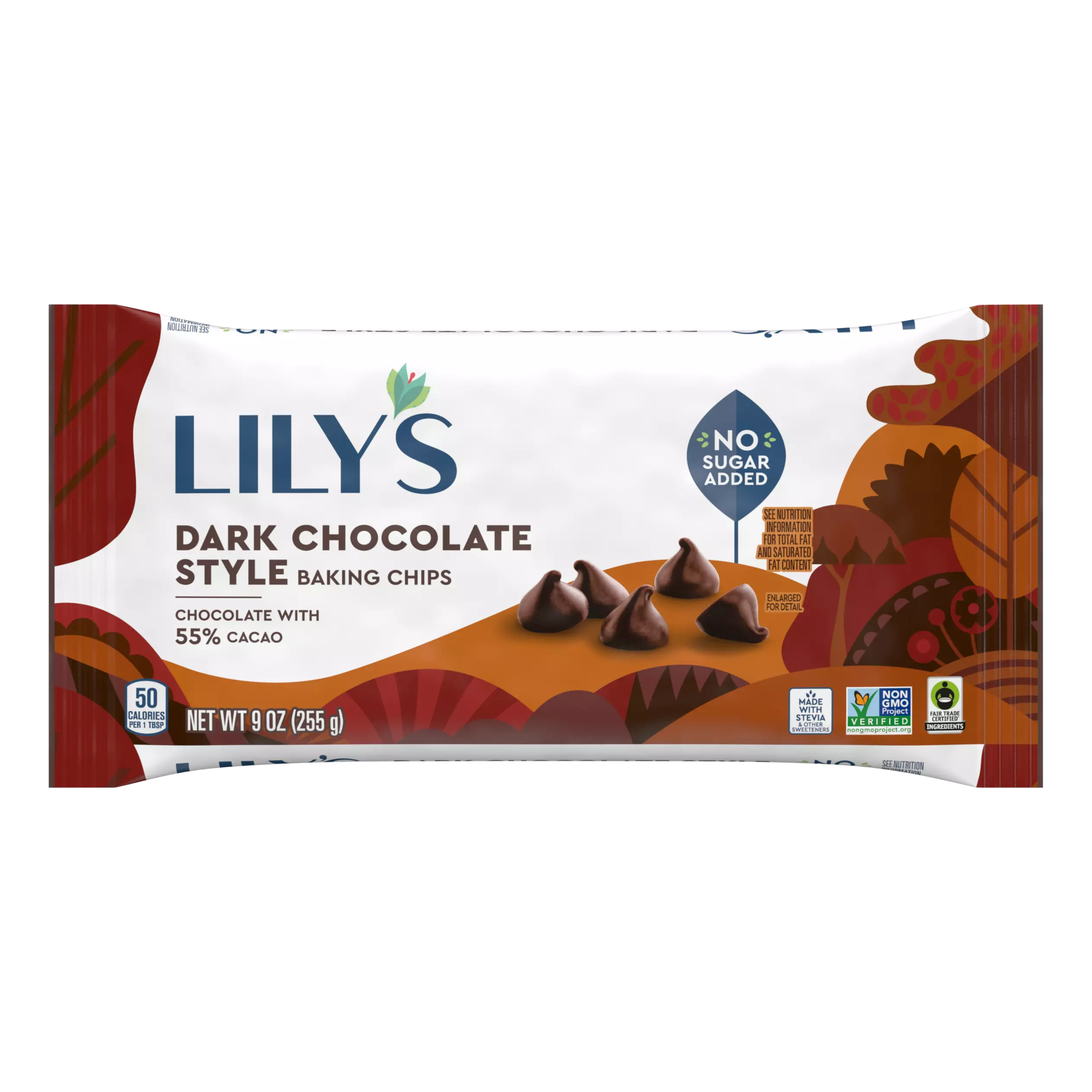 LILY'S Dark Chocolate Style Baking Chips - 9 Oz Bag