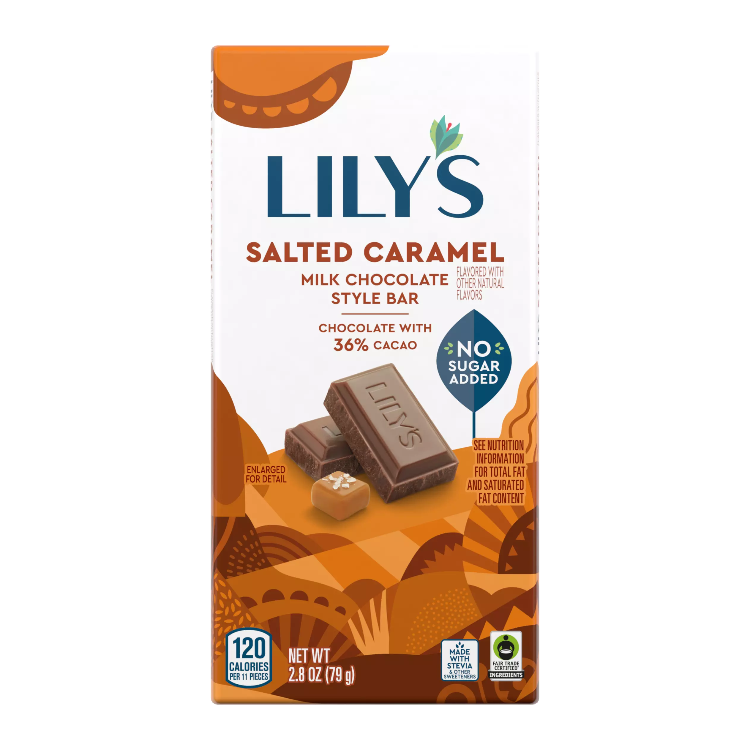 LILY'S Salted Caramel Milk Chocolate Style Bar - 2.8 Oz