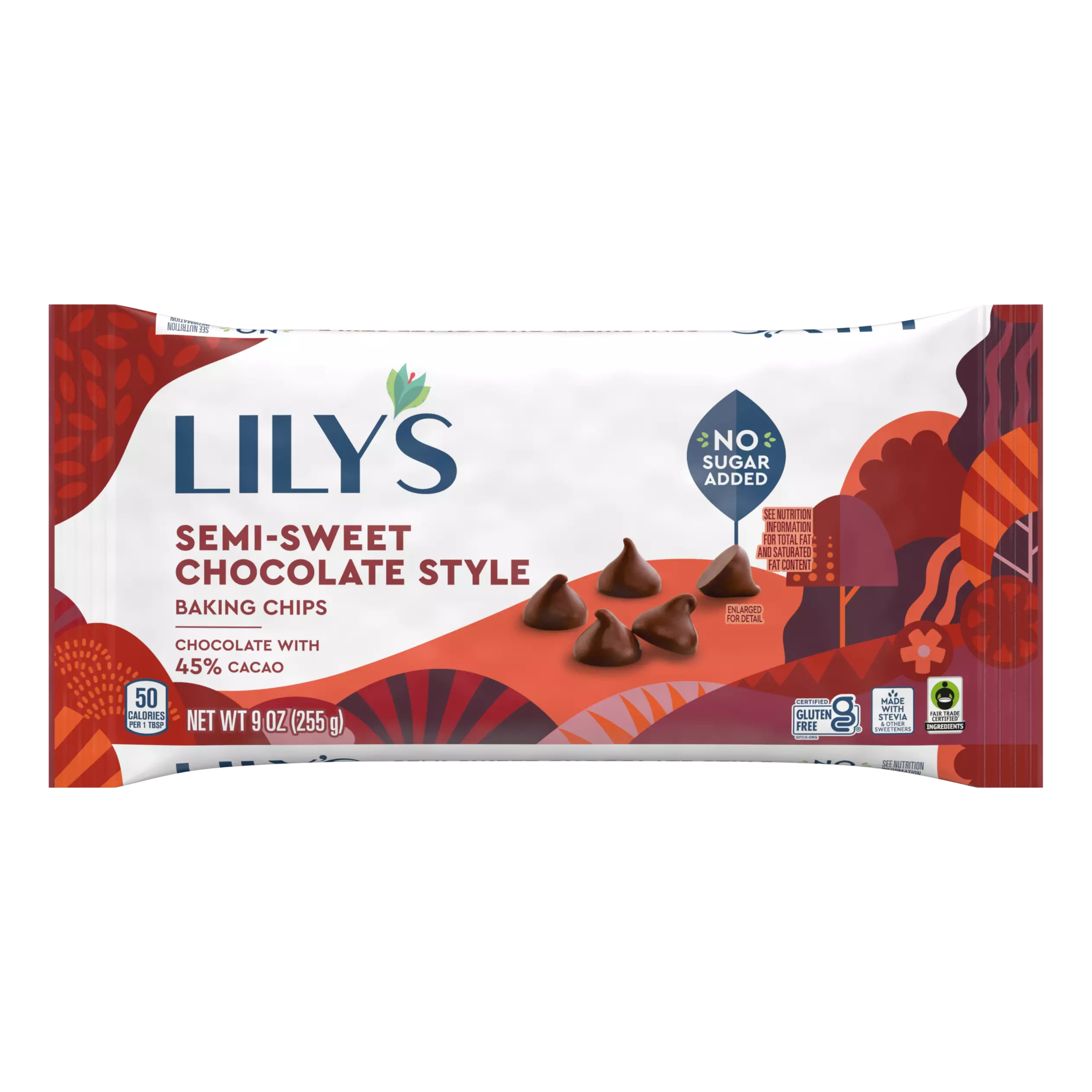 LILY'S Semi-Sweet Style Baking Chips - 9 Oz Bag
