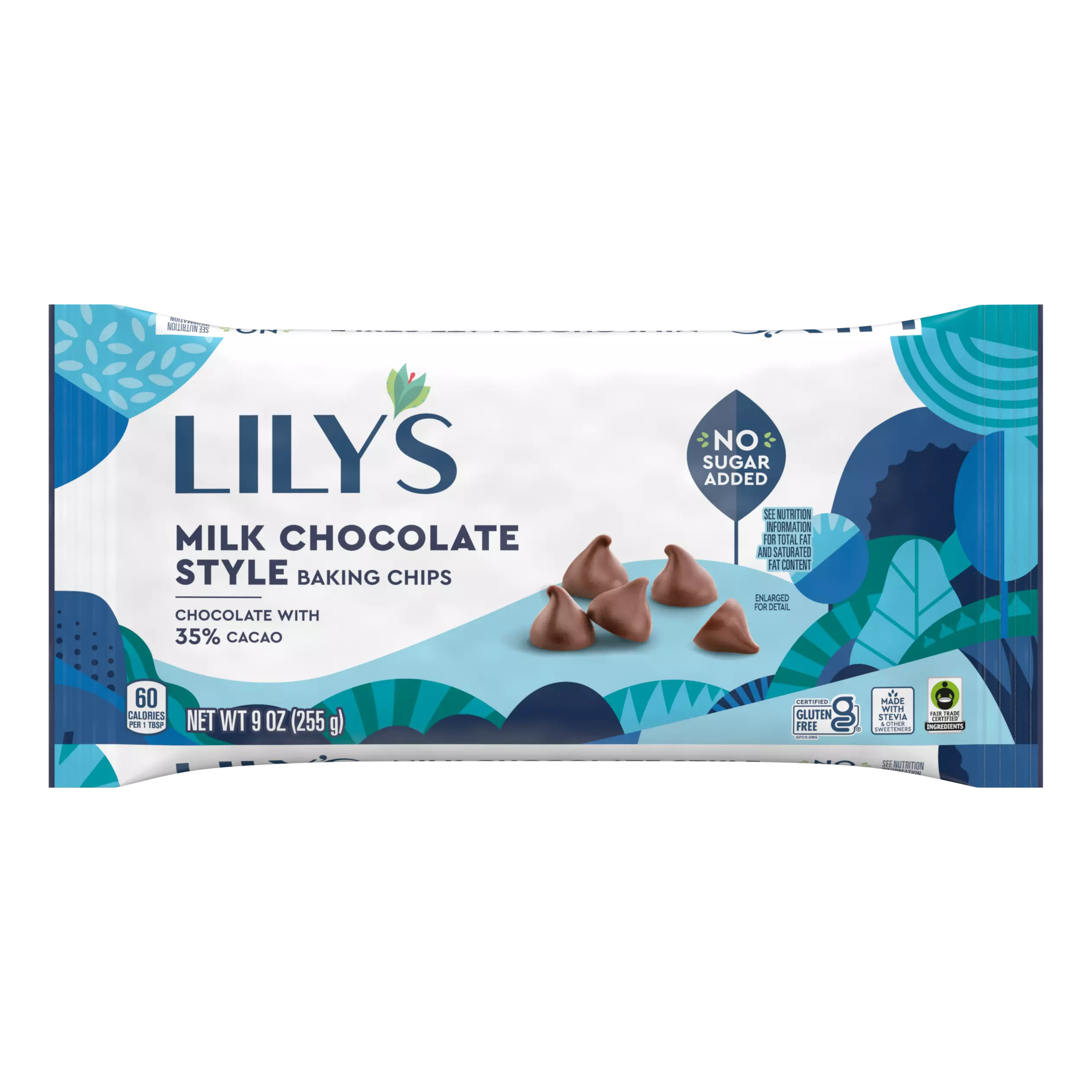 LILY'S Milk Chocolate Style Baking Chips - 9 Oz Bag